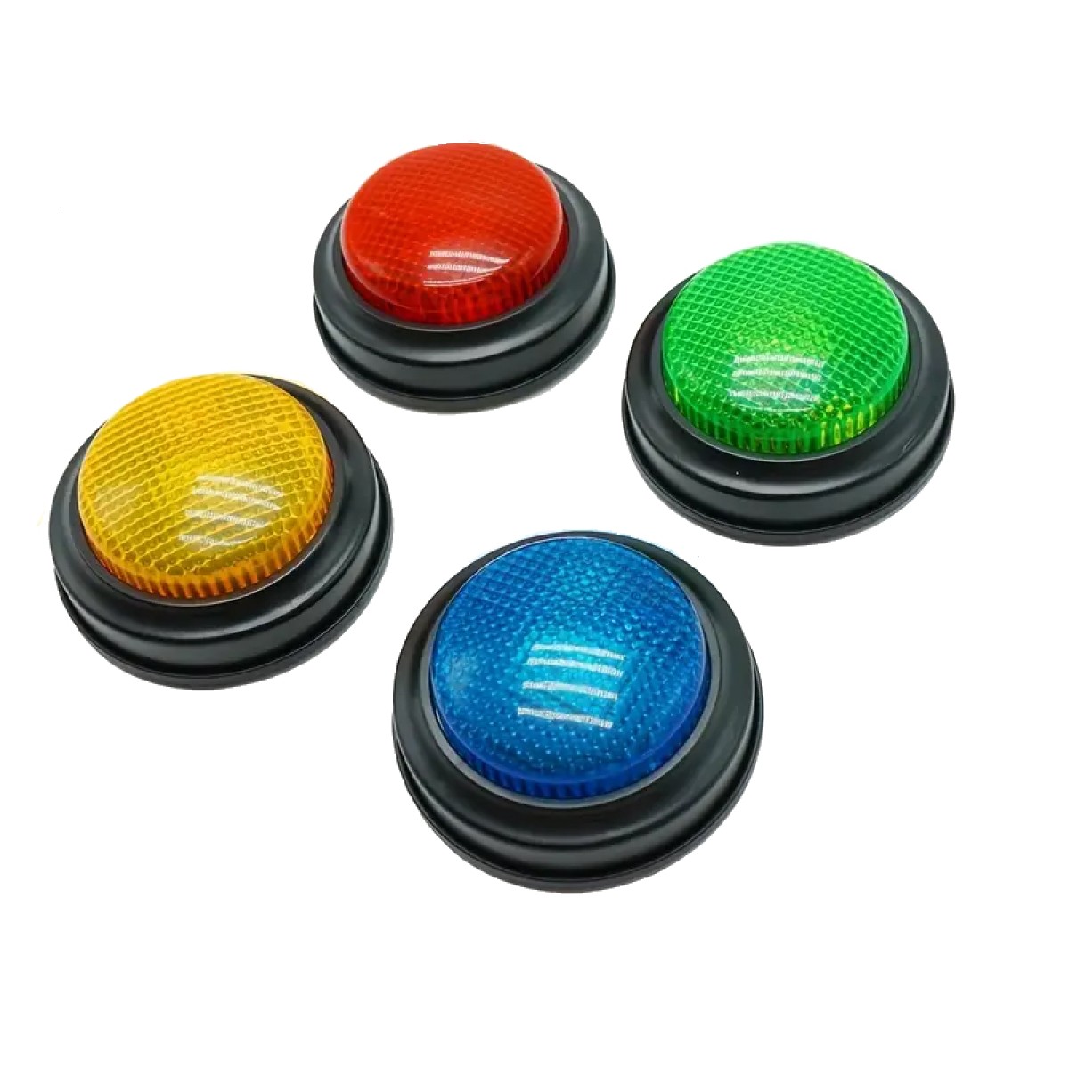 Lot de 4 buzzers lumineux et sonores