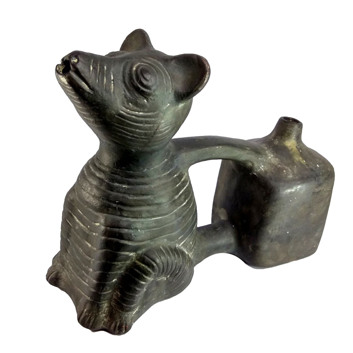 Vase Sifflet à eau Le loup - Huaco Silbador 