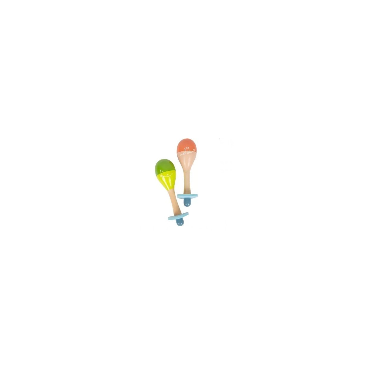 Maracas en bois enfant