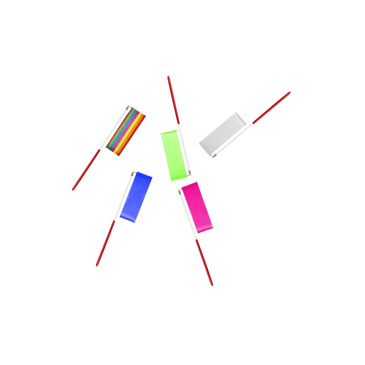 Rubans de danse - lot de 5