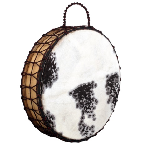 Tambour gnawa - Modèle traditionnel cercle bois